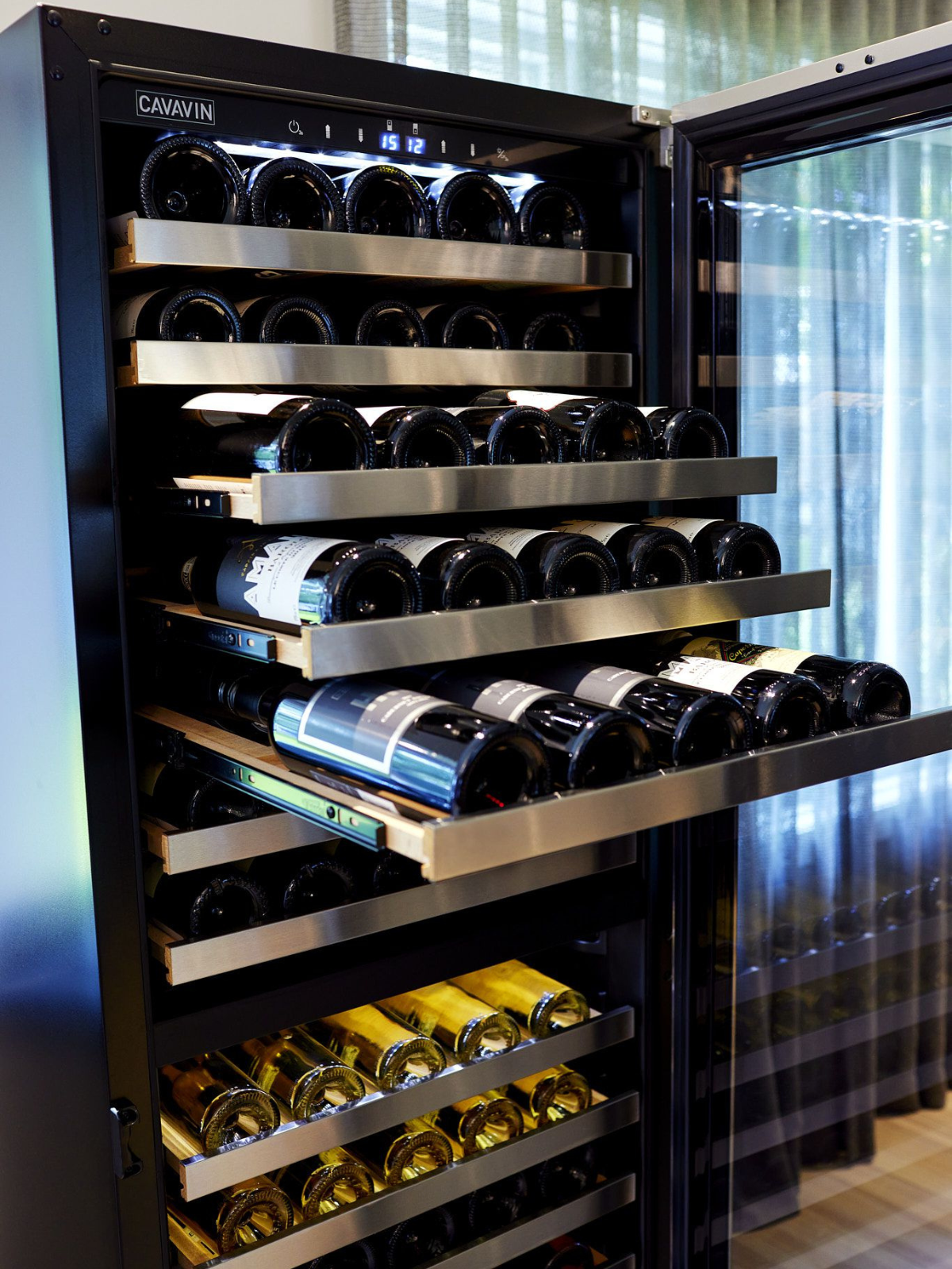 Cellier à vin à deux zones Vinoa - 24 bouteilles - Cavavin - Doyon Després